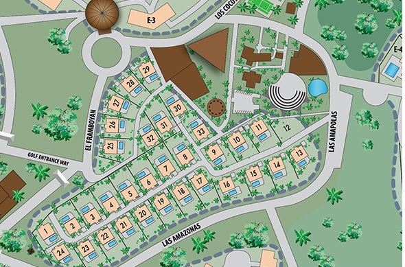 Map of Royal Villas Section